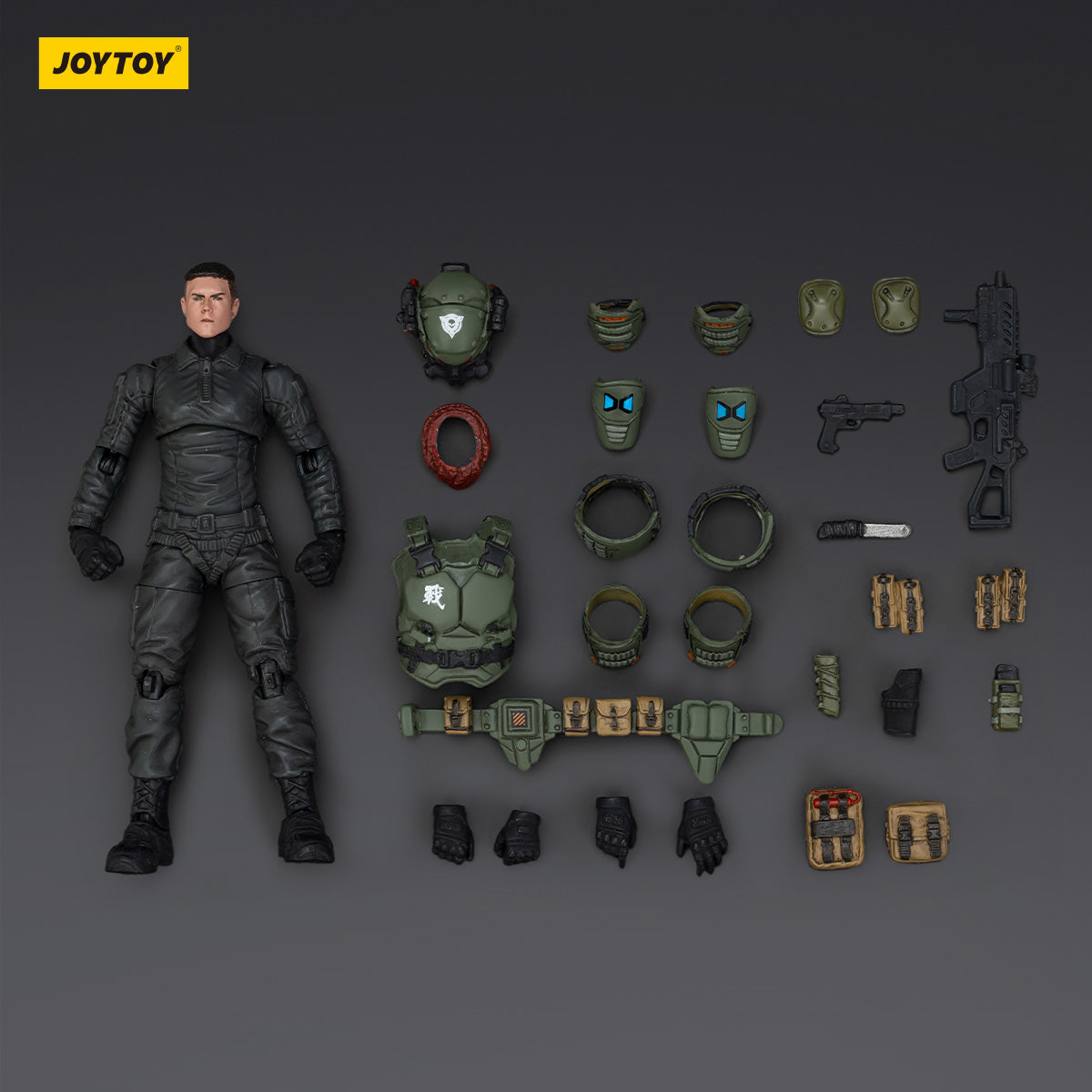 JOYTOY Stellar Scar Assault Team Ghostmanganese/Firesulfur/Titanite/Darksilicon/Gravelgold 1/18 Scale Action Figure