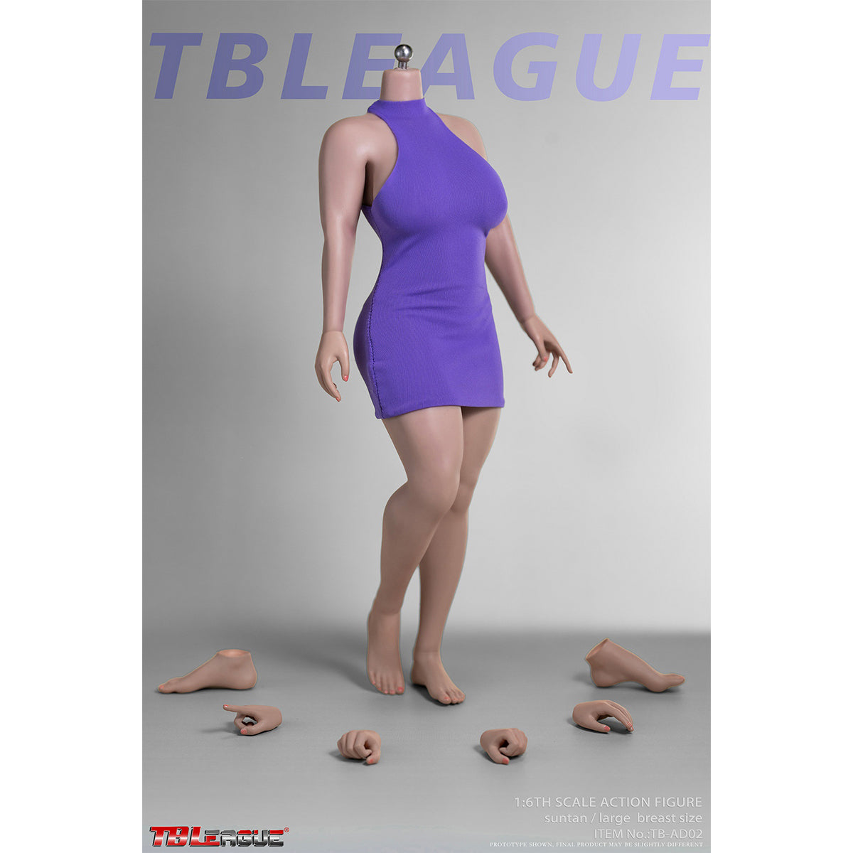 TBLeague Female Plump Seamless Steel Skeleton Body 1/6 Scale Action Figure Body