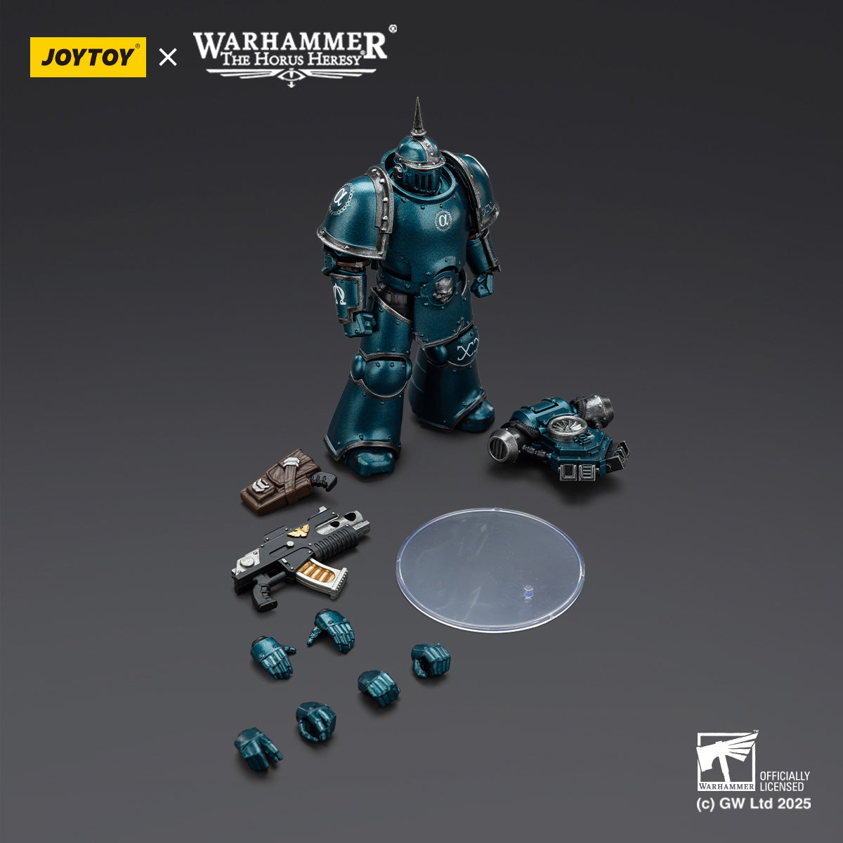 JOYTOY Warhammer Thousand Sons Sons of Horus Alpha Legion Ultramarines Space Wolves Imperial Fists Blood Angels MK lll Tactical Legionary 1/18 Scale Action Figure