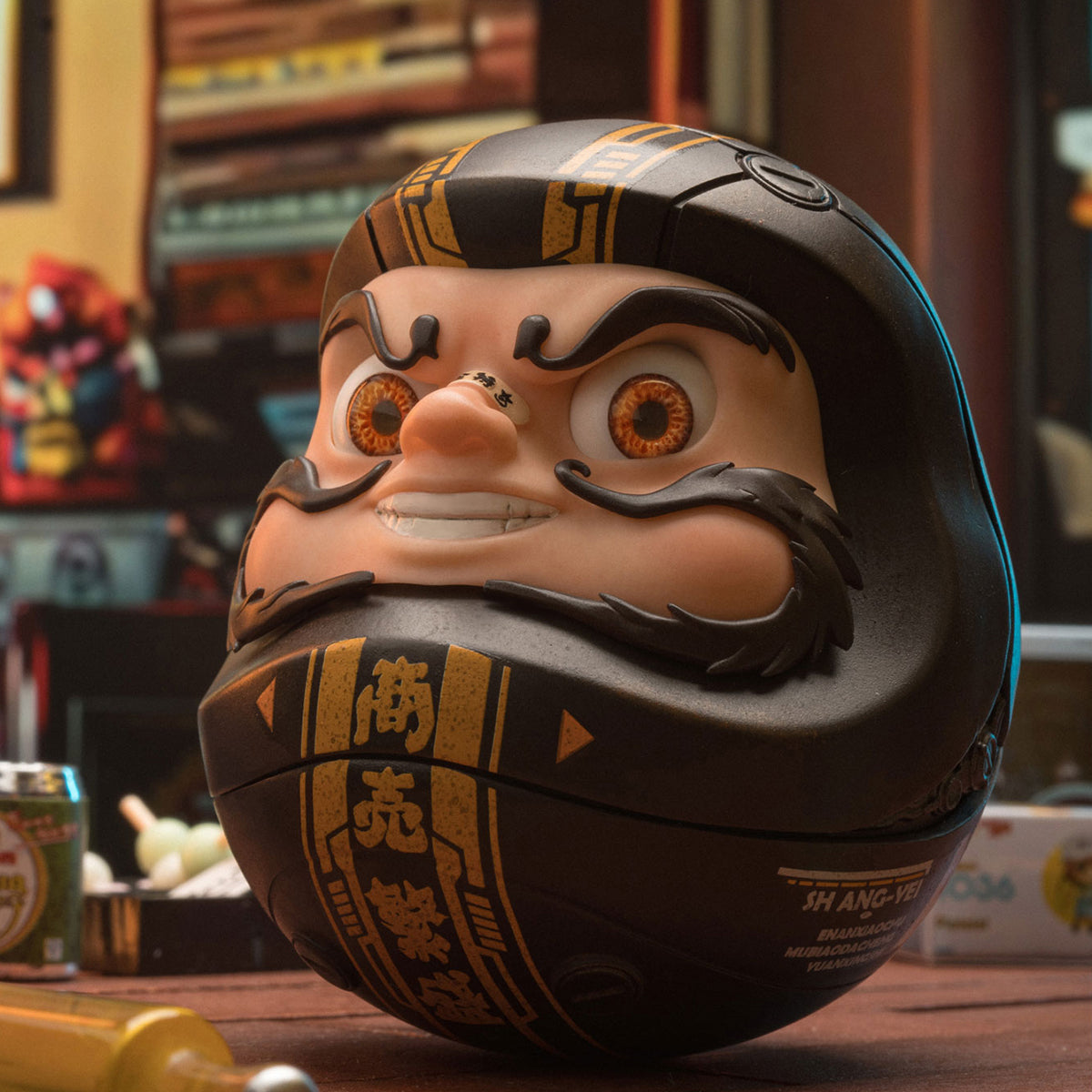 YUANXINSHI Authentic Dharma Style Series Prosperity in Business Daruma Statue