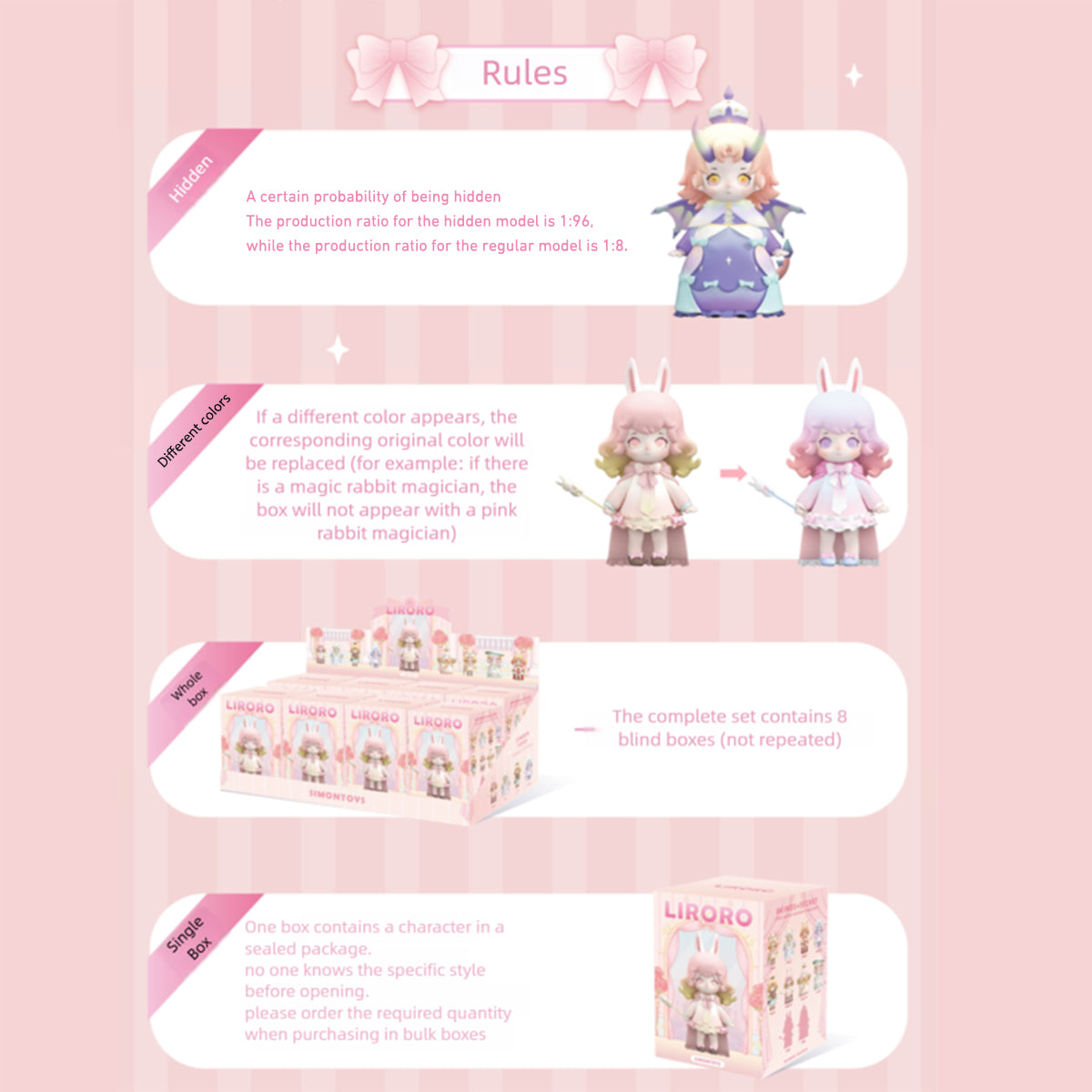 Simontoys LIRORO Animal Princess Blind Box Figure