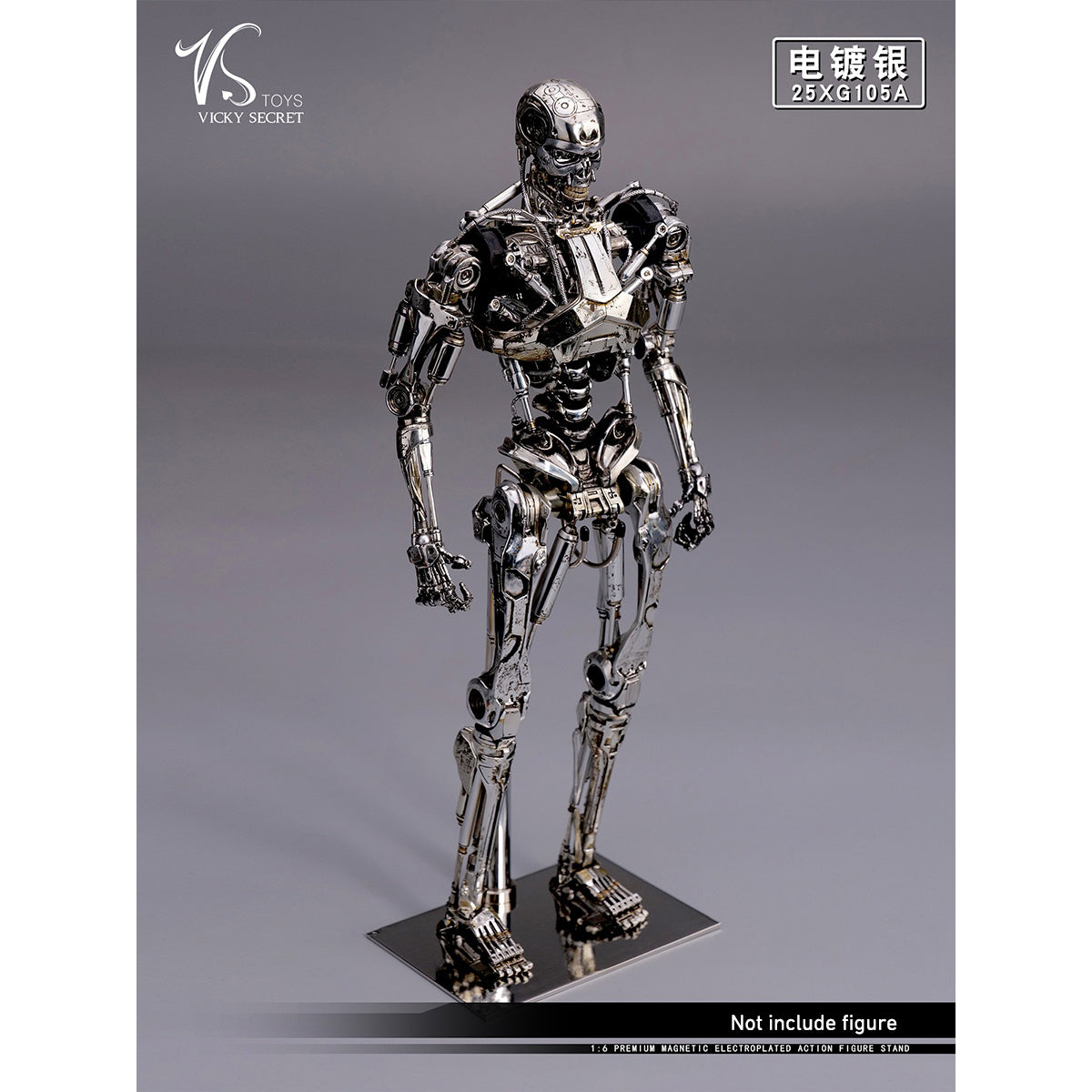 VSTOYS, Magnetic Electroplated Stand, Doll Accessory for 12-inches Figure