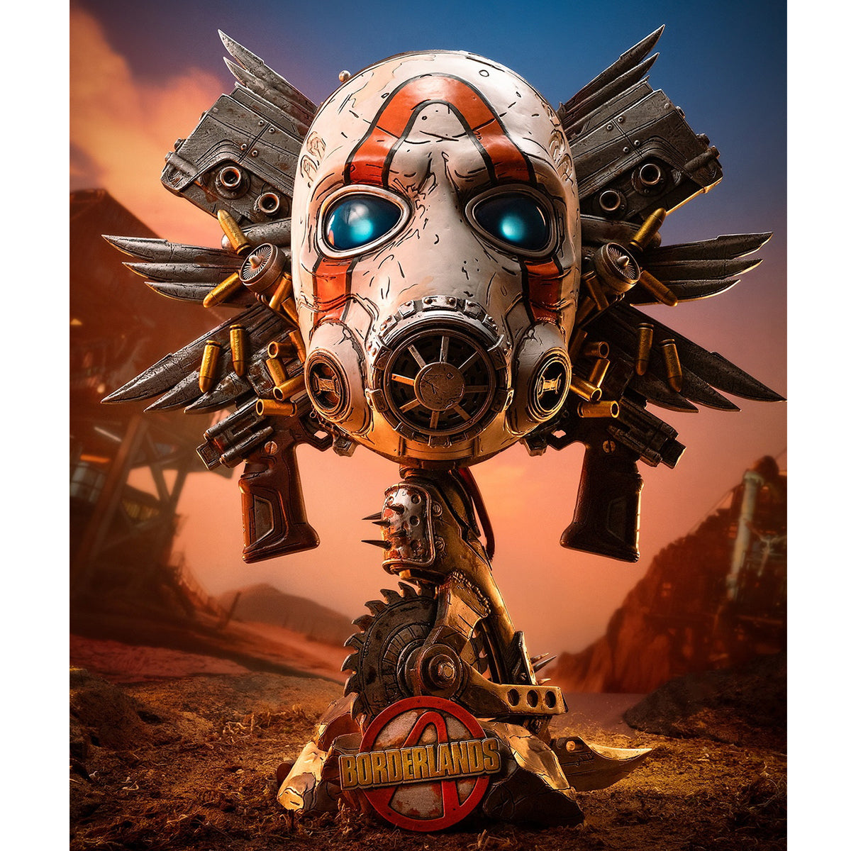PureArts, Borderlands Psycho Bandit Art Mask, Art Statue