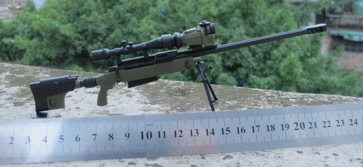 ZYTOYS TAC-50 MK15 Sniper Rifle Weapon Model (Army Green) for 12 Inch 1/6 Scale Action Figures