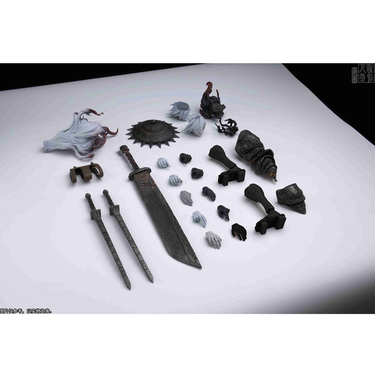 Etched Human Poison Shaman Witch Zhang Qing Calligraphy Skin Version 1/12 Scale Action Figure