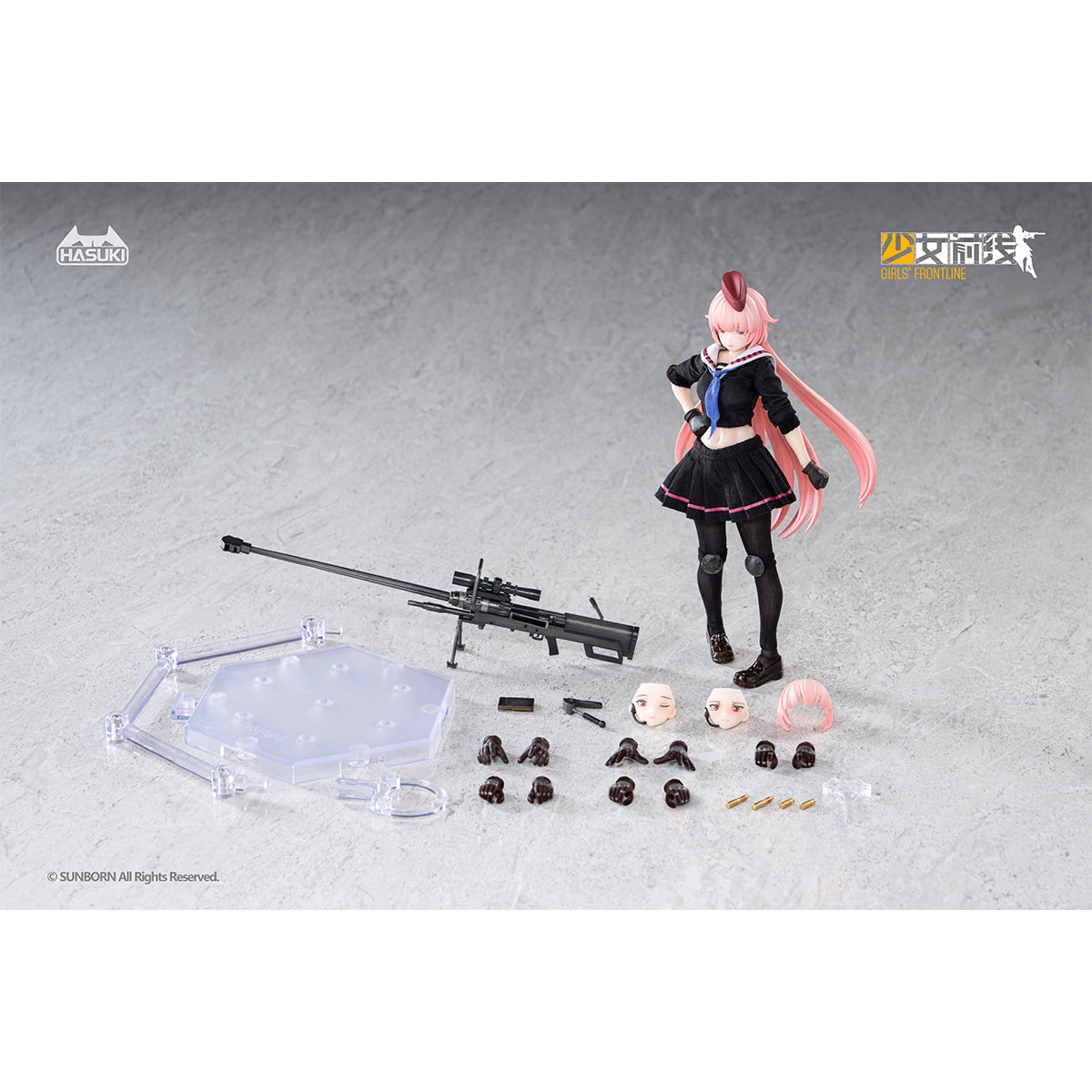 HASUKI PA011 Girls' Frontline NTW-20 1/12 Scale Action Figure