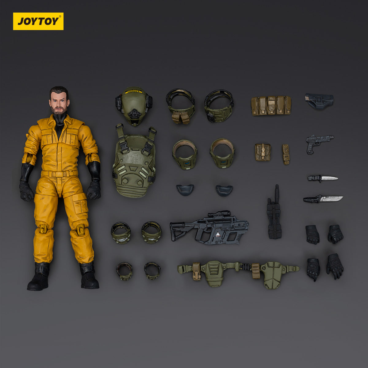JOYTOY Stellar Scar Assault Team Ghostmanganese/Firesulfur/Titanite/Darksilicon/Gravelgold 1/18 Scale Action Figure