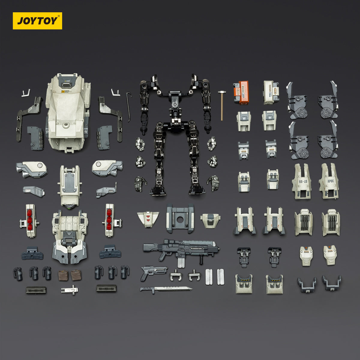 JOYTOY Dark Source APOC Series Storm Lucis Fire Support Type Mech & UNSC Mirage Squad 1/25 Scale Action Figure