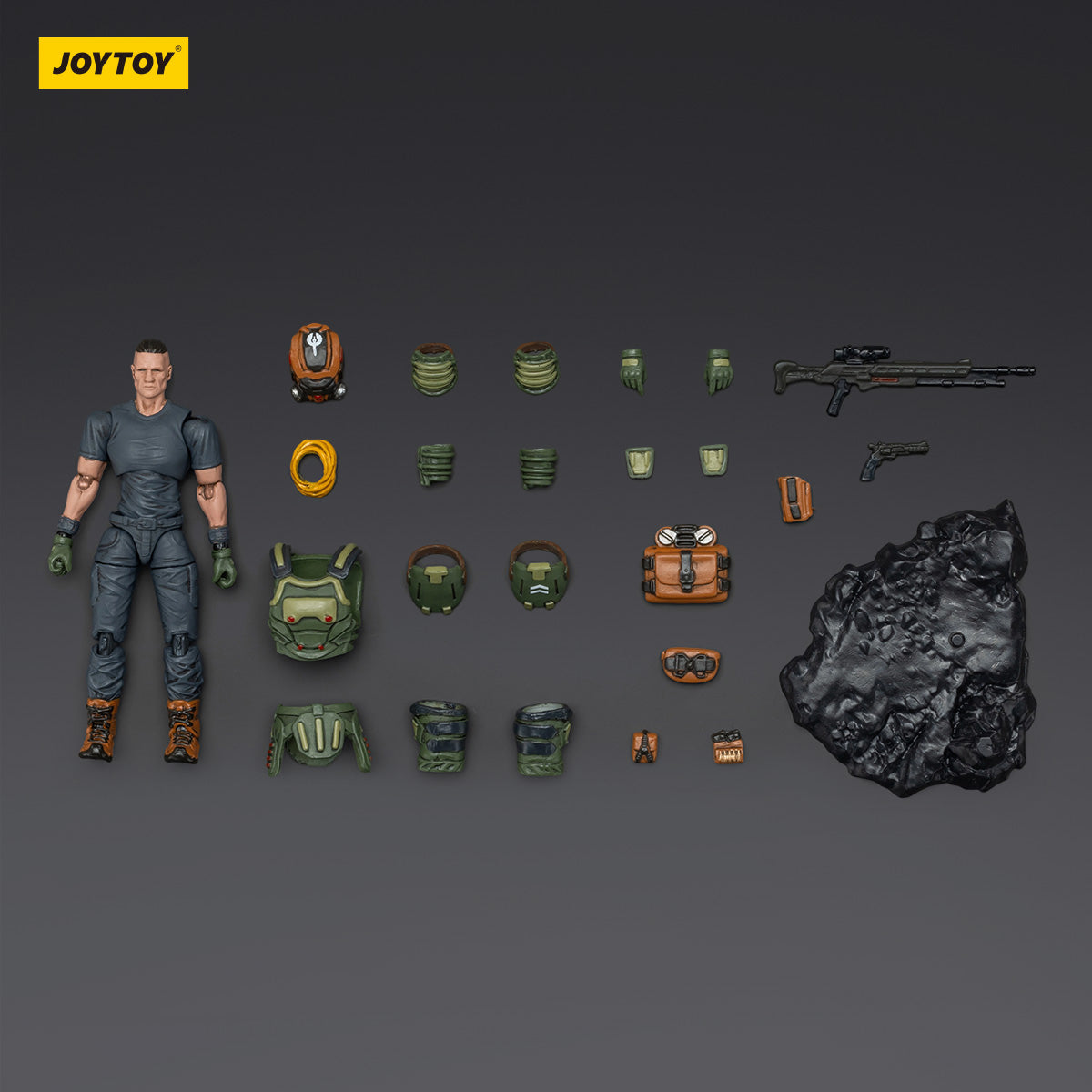 JOYTOY Steel Ride Corps Assaulter Marco/Rhett/Karl/Volok/Stephen 1/25 Scale Action Figure