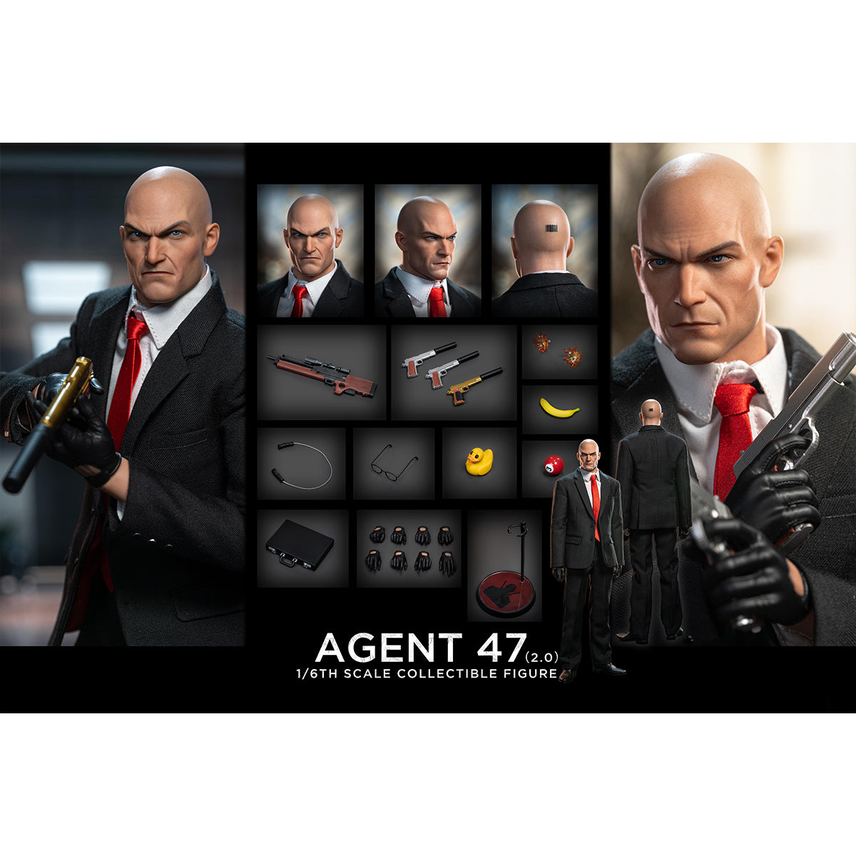 Master Team Hitman Codename 47 Hitman 2.0 Action Figure