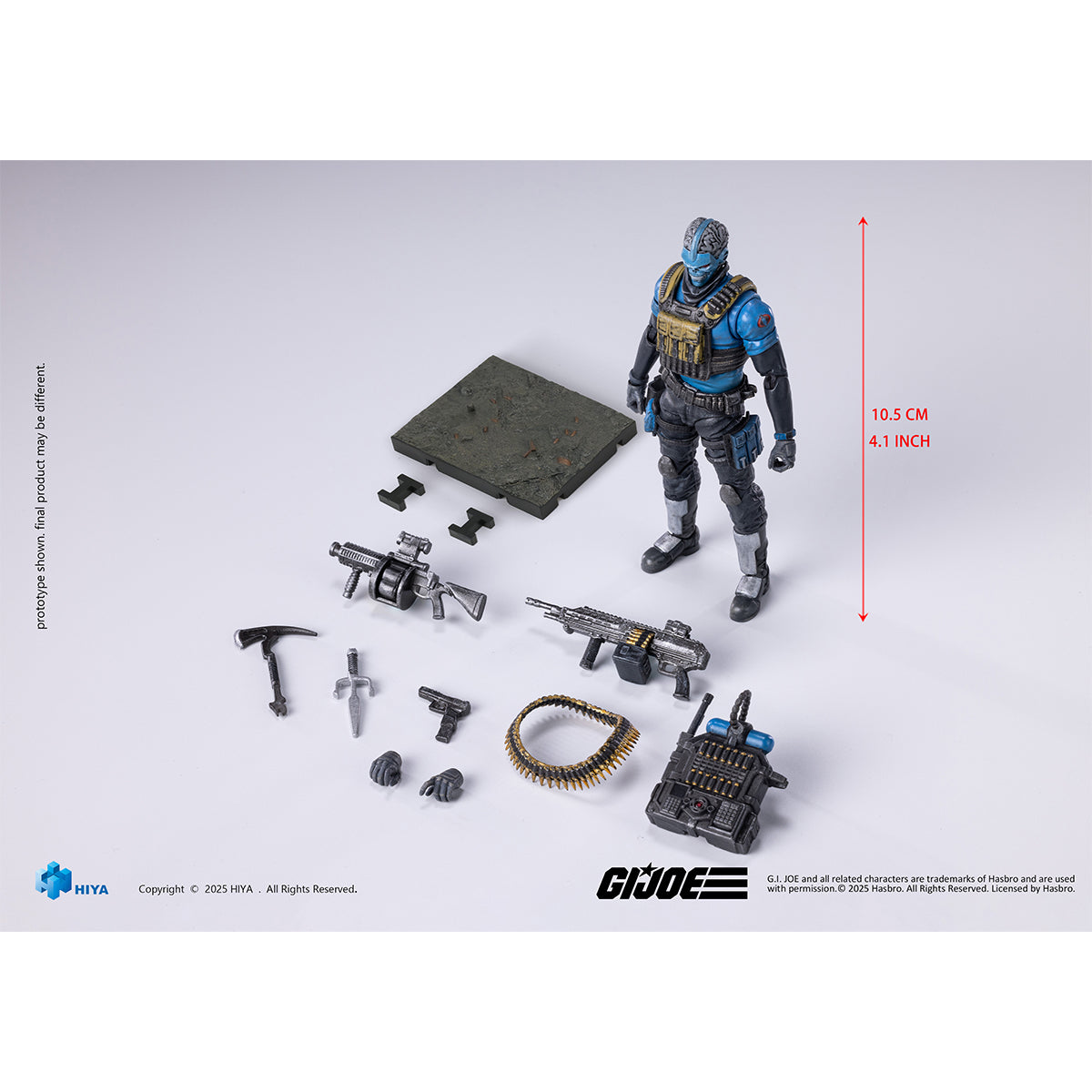 HIYA EXQUISITE MINI, G.I. Joe Shooter Cobra, Action Figure