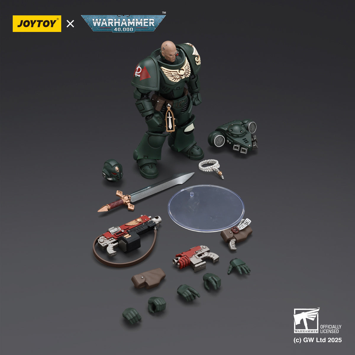 JOYTOY Dark Angels Intercessors Brother Asharr & Brother Nadael 1/18 Scale Action Figure