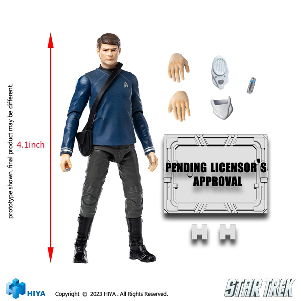 HIYA, Star Trek McCoy Exquisite Mini Series, Action Figure