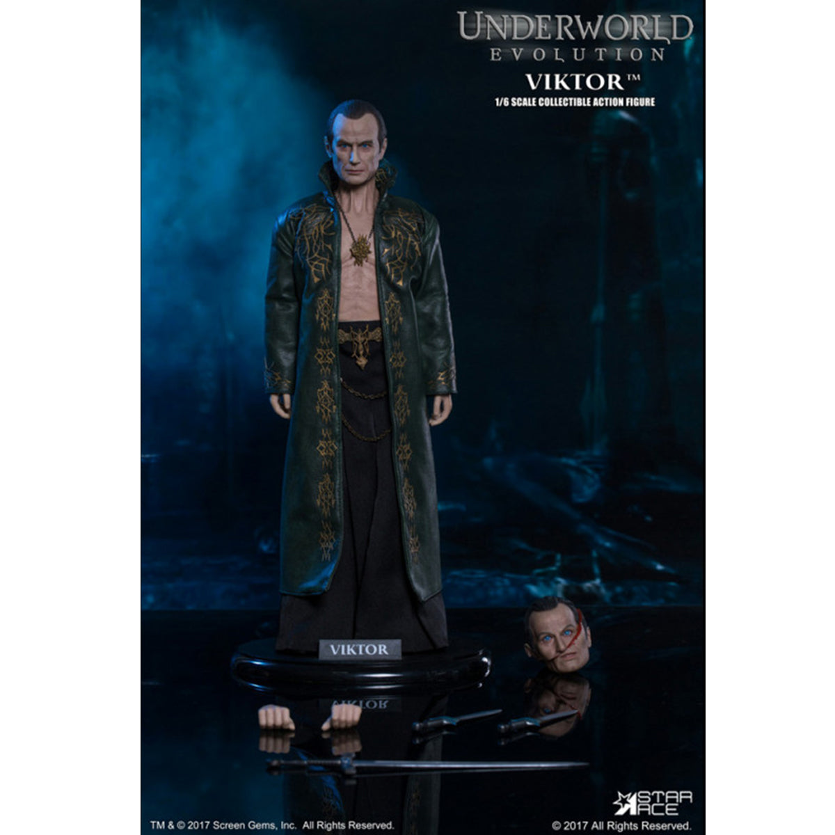STAR ACE Toys Underworld Vampire Elder Dual Head Sculpt Edition Action Figure