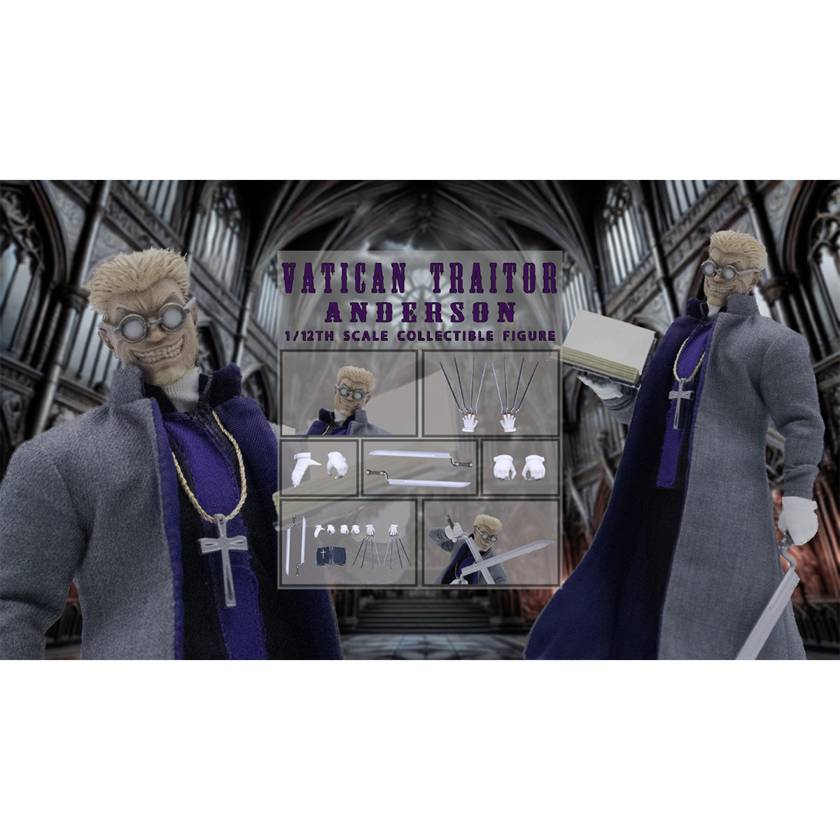 Joy Man Toys Vatican Traitor Action Figures