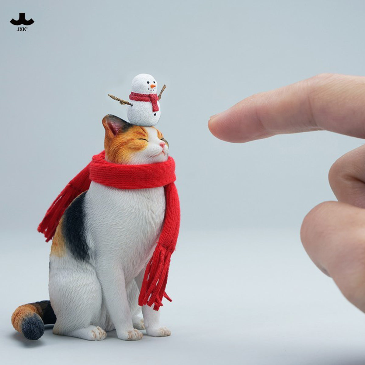 JXK Warm Cat in Winter Corner JXK349 Collectible Animal Figurine