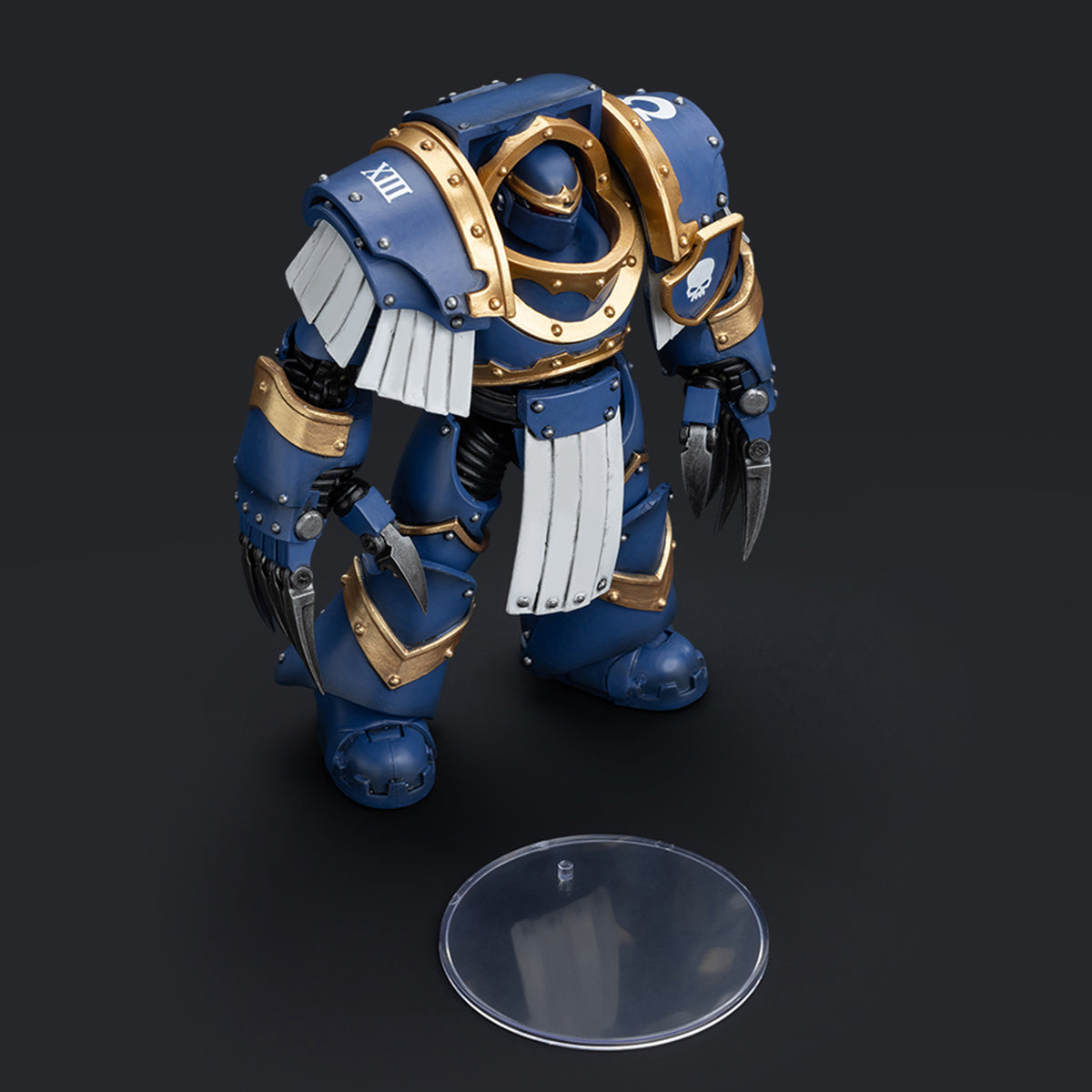 (Only Shipped to the US) JOYTOY Warhammer The Horus Heresy Series, Ultramarines Cataphractii Terminator Squad: Terminator with Lighting Claws, 1/18 Scale Collectible Action Figure JT7394