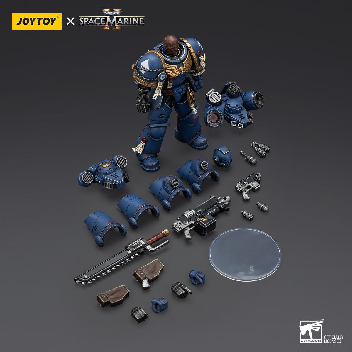 (Only Shipped to the US) JOYTOY Warhammer 40,000 Ultramarines Brother Chairon-Collectors Edition 1/18 Action Figure