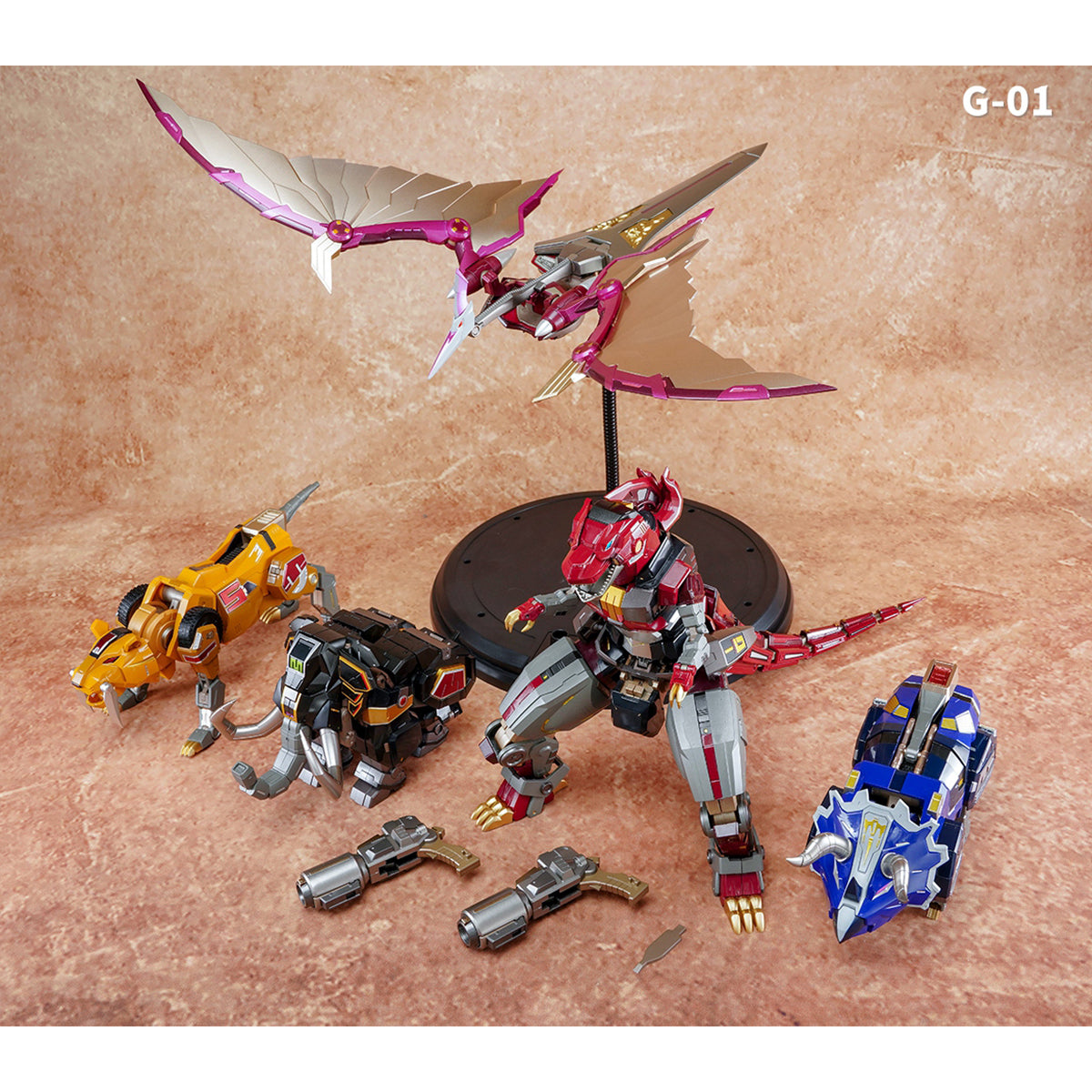 Beasts King Model Transformable Dino Megazord Action Figure