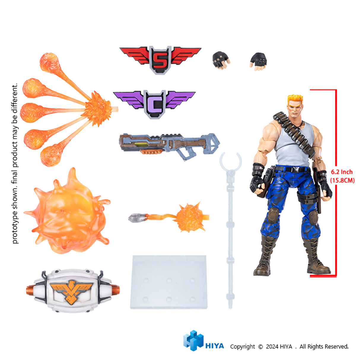 HIYA, Contra: Operation Galuga Exquisite Basic Series, Action Figure