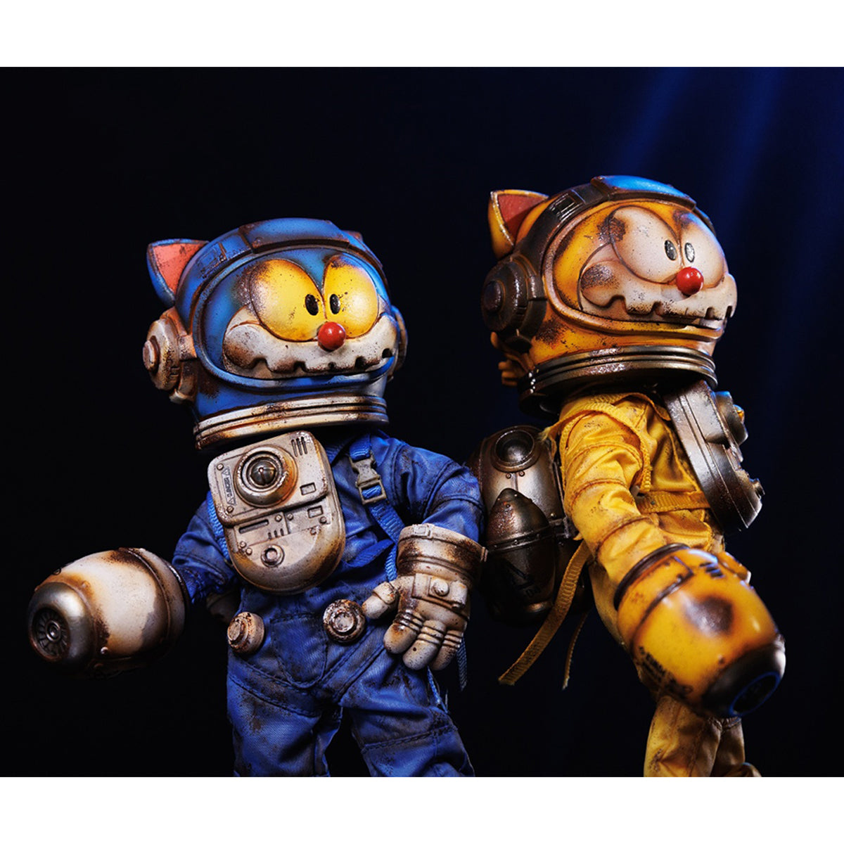 WeArtDoing Time Warrior Series Wasteland: Space Mouse Fallout Fighter-Yellow Action Figure