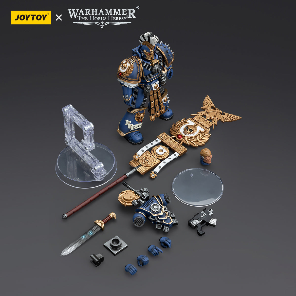 (Only Shipped to the US) JOYTOY Ultramarines Remus Ventanus Warhammer The Horus Heresy 1/18 Action Figure