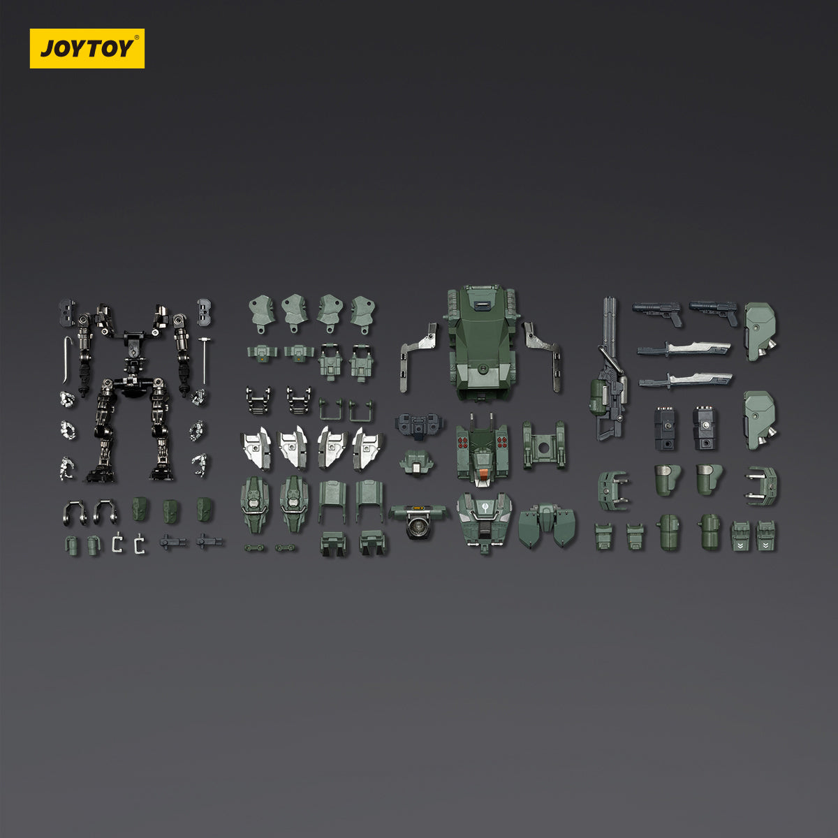 JOYTOY APOC Series Falcon 02 Rapid Assault Mech ST-8615 + Steel Ride Corps Assaulter Rhett JT03417+ JT01970 1/25 Scale Action Figure