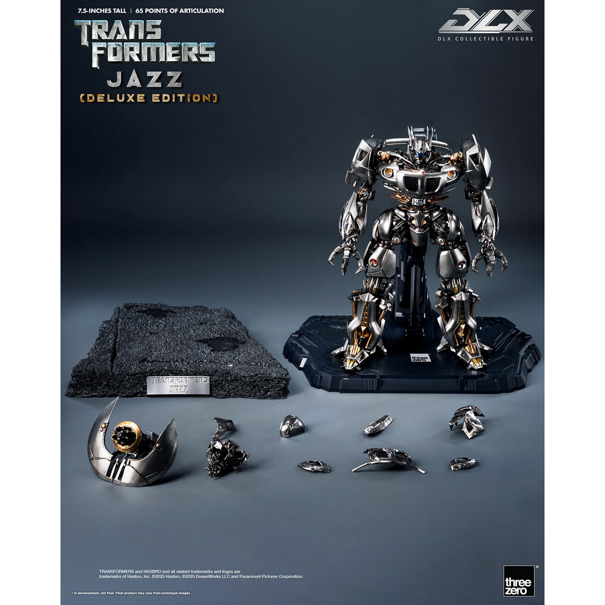 Threezero Transformers DLX Jazz Action Figure