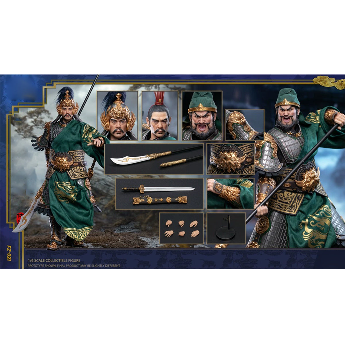 FZ Art studio The Legend of Brave Generals Wei Chapter: Tiger Fool Xu Chu Xu Zhongkang Action Figure
