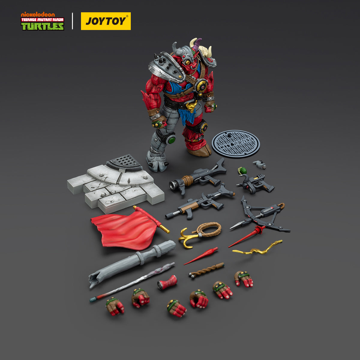 JOYTOY 1/18 TMNT-Dirtbag/Groundchuck/Rahzar Action Figures