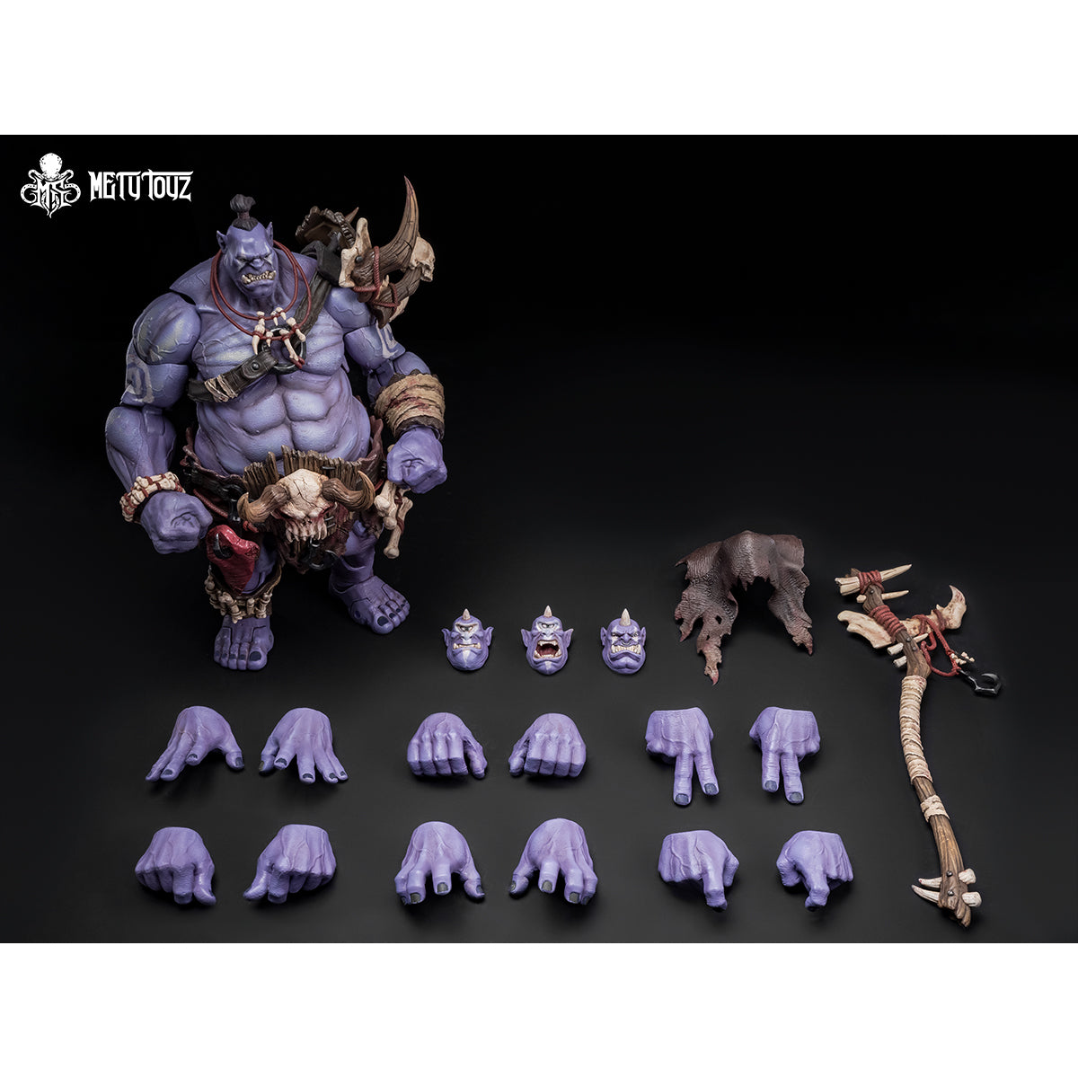 Metytoyz, Adventurer's World Crusher Ogre Mage Ancient Rune Prophet - Golash, Action Figures
