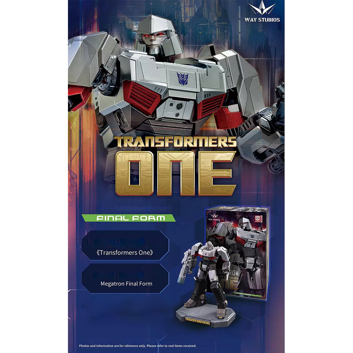 WAY STUDIOS Transformers: Origins Megatron Ultimate Form Collectible Figure WM2402