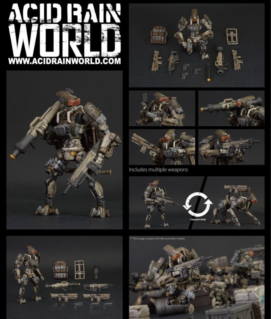 Figura coleccionable de Toys Alliance X Acid Rain: Acid Rain: Figura de acción miniatura Ash Camelbot HR57s 1:18 FAV-A85