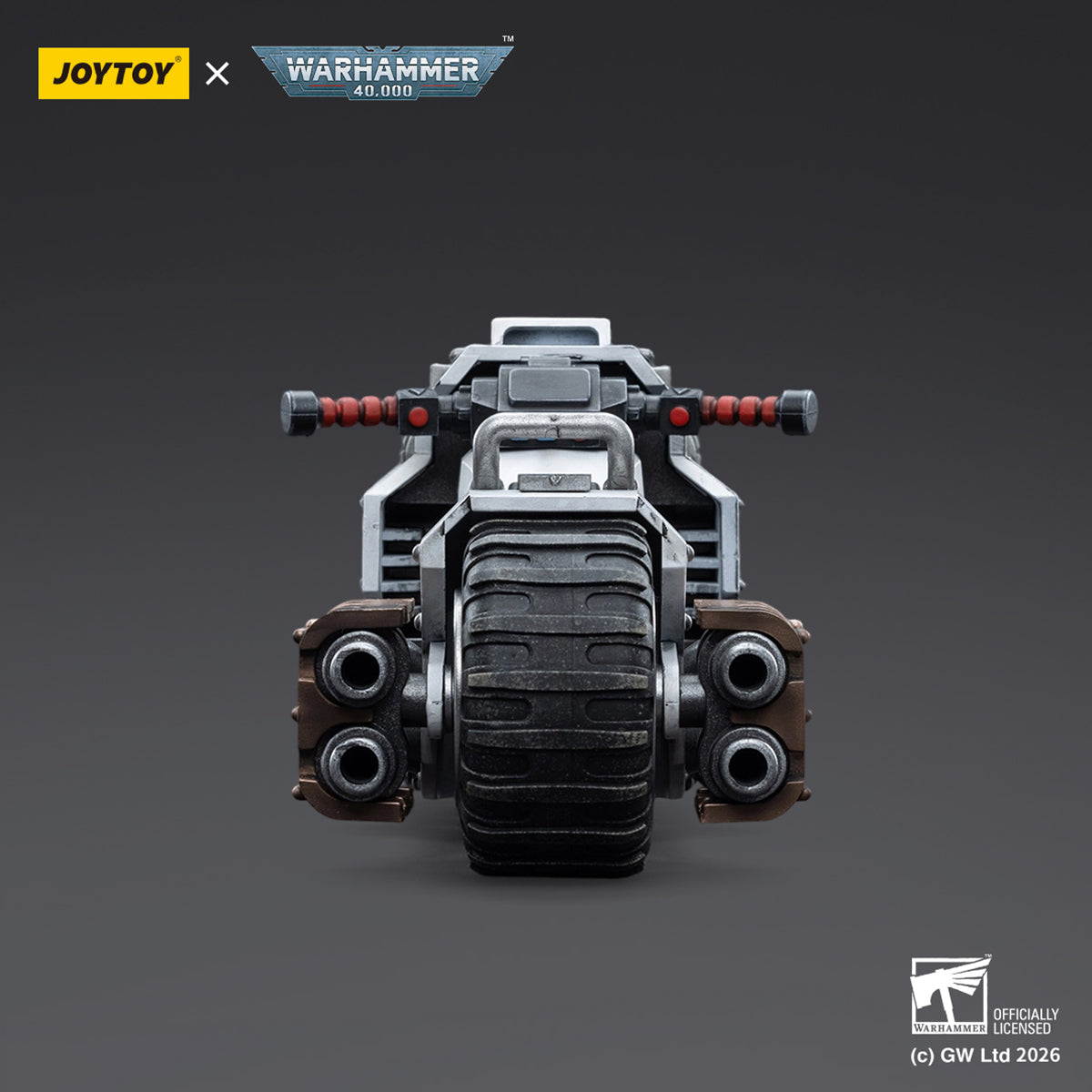 JOYTOY Warhammer JT4836 White Scars Raider-pattern Combat Bike 1/18 Scale Action Figure