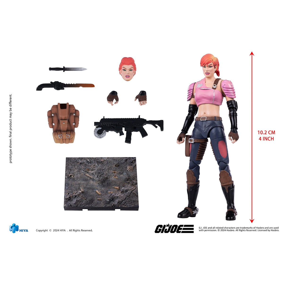 HIYA Exquisite Mini Series G.I.Joe Zarana Action Figures