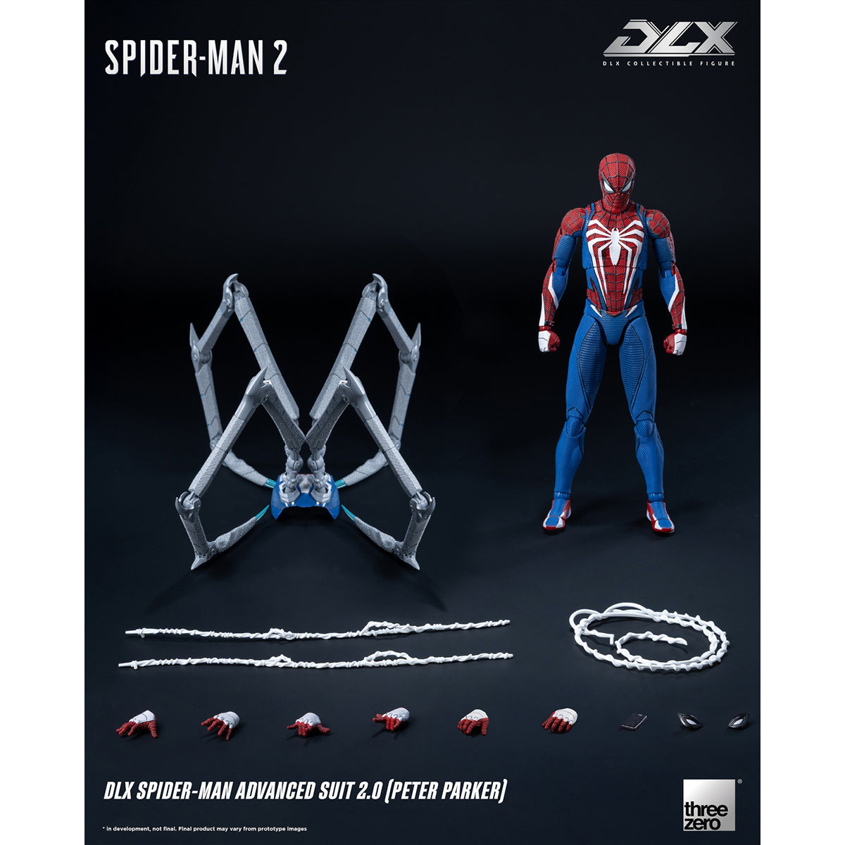 Threezero Spider-Man 2 DLX DLX Spider-Man Advanced Suit 2.0 (Peter Parker) Action Figure