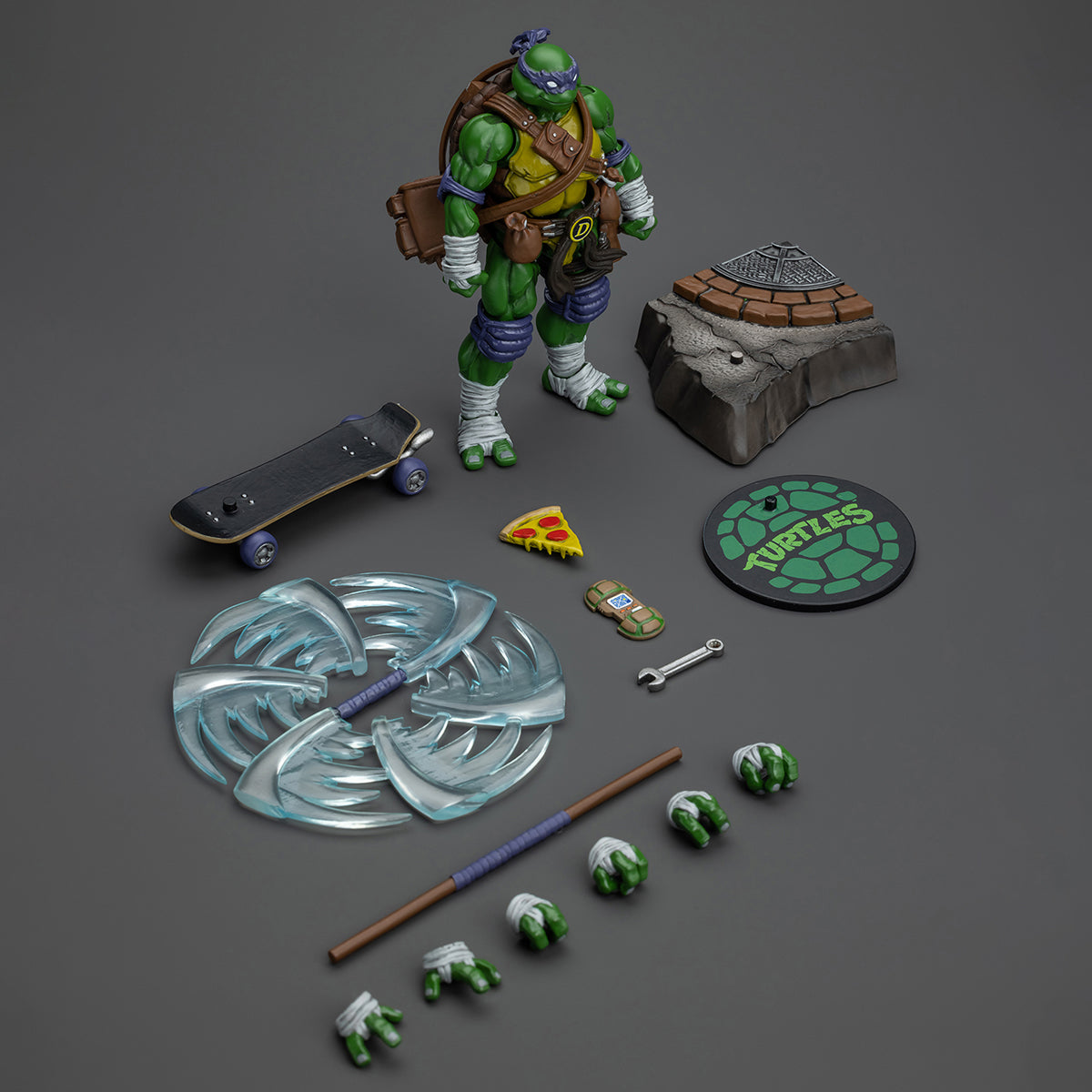 (Only Shipped to the US) JOYTOY TMNT-Donatello 1:18 Action Figure