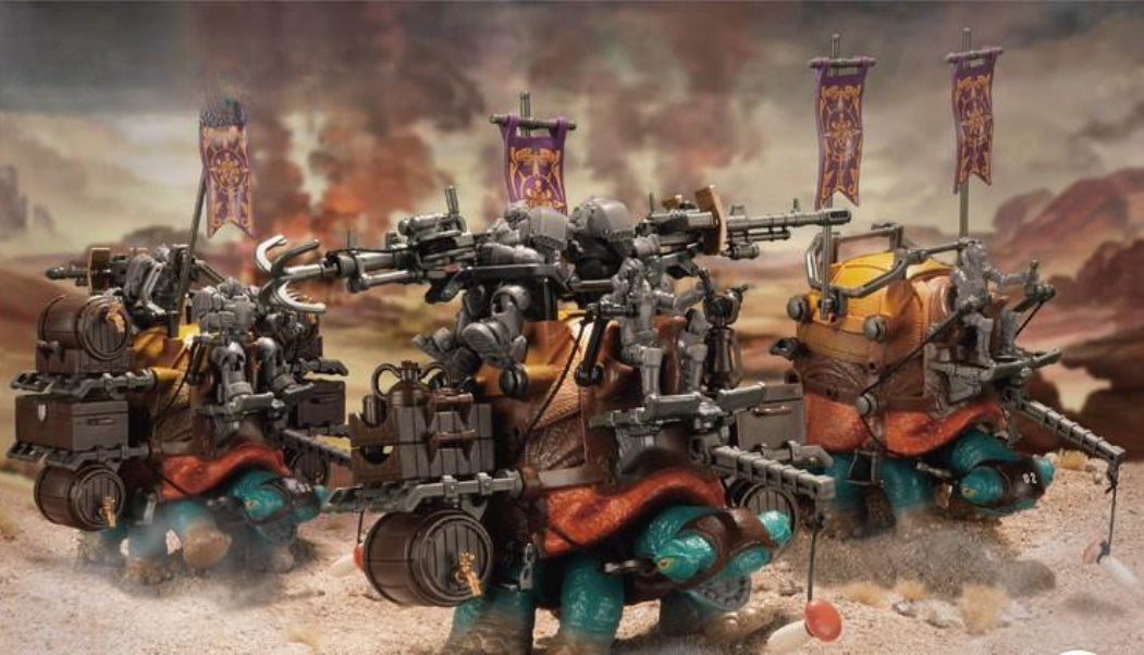 Figura coleccionable de Toys Alliance: Destructor Tortuga Trekking del Gremio Real de Comerciantes, miniatura a escala 1:35 (Destructor Tortuga Trekking ARC-36)