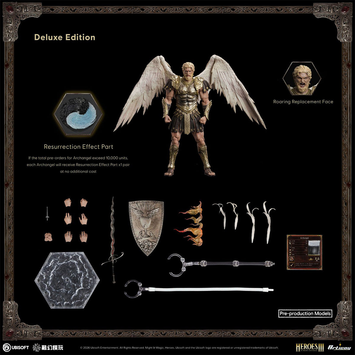 Fusion Fantasy Heroes of Might and Magic III Archangel (FTM3-01) 1/12 Scale Action Figure