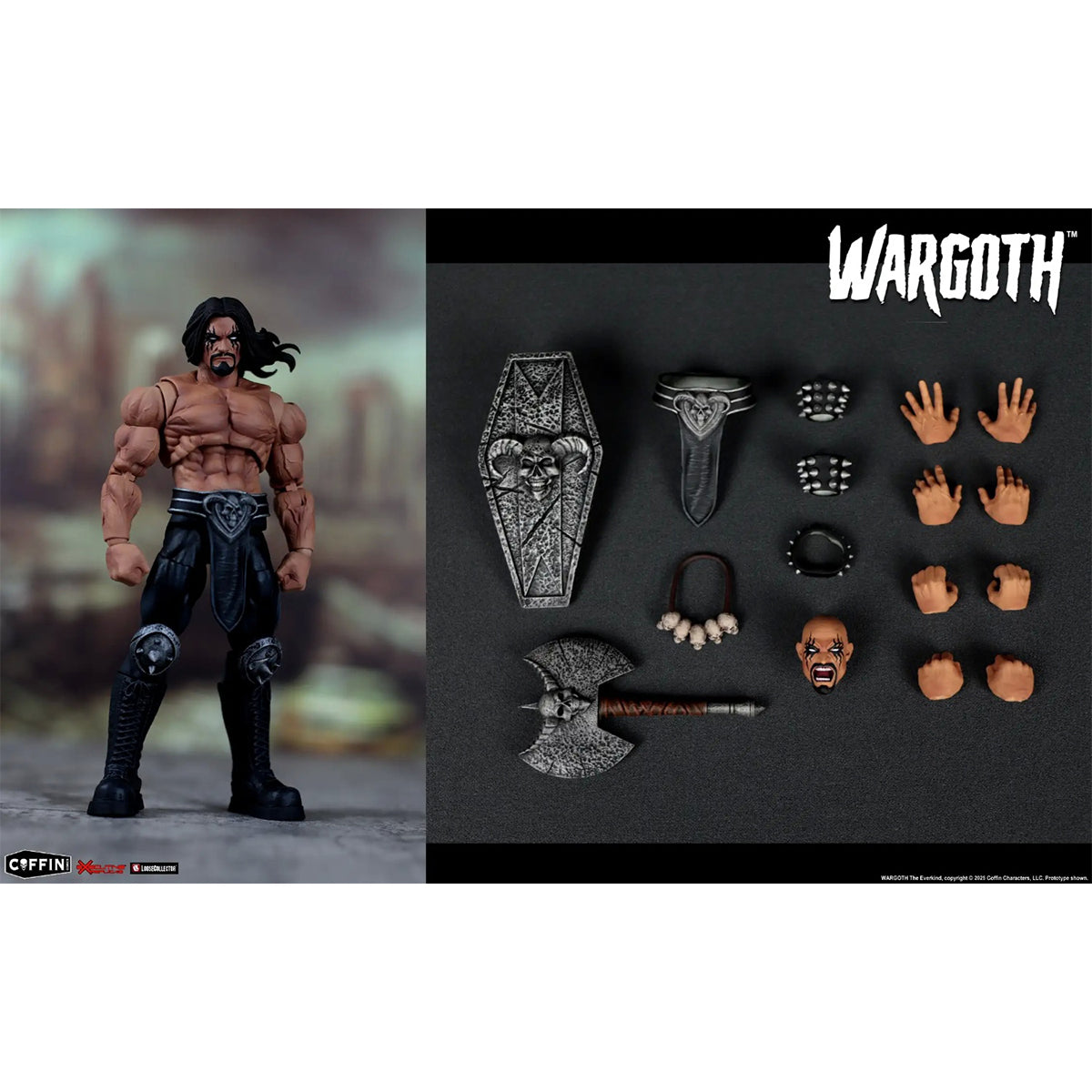 Executive Replicas, Lady Death & Wargoth, Action Figures