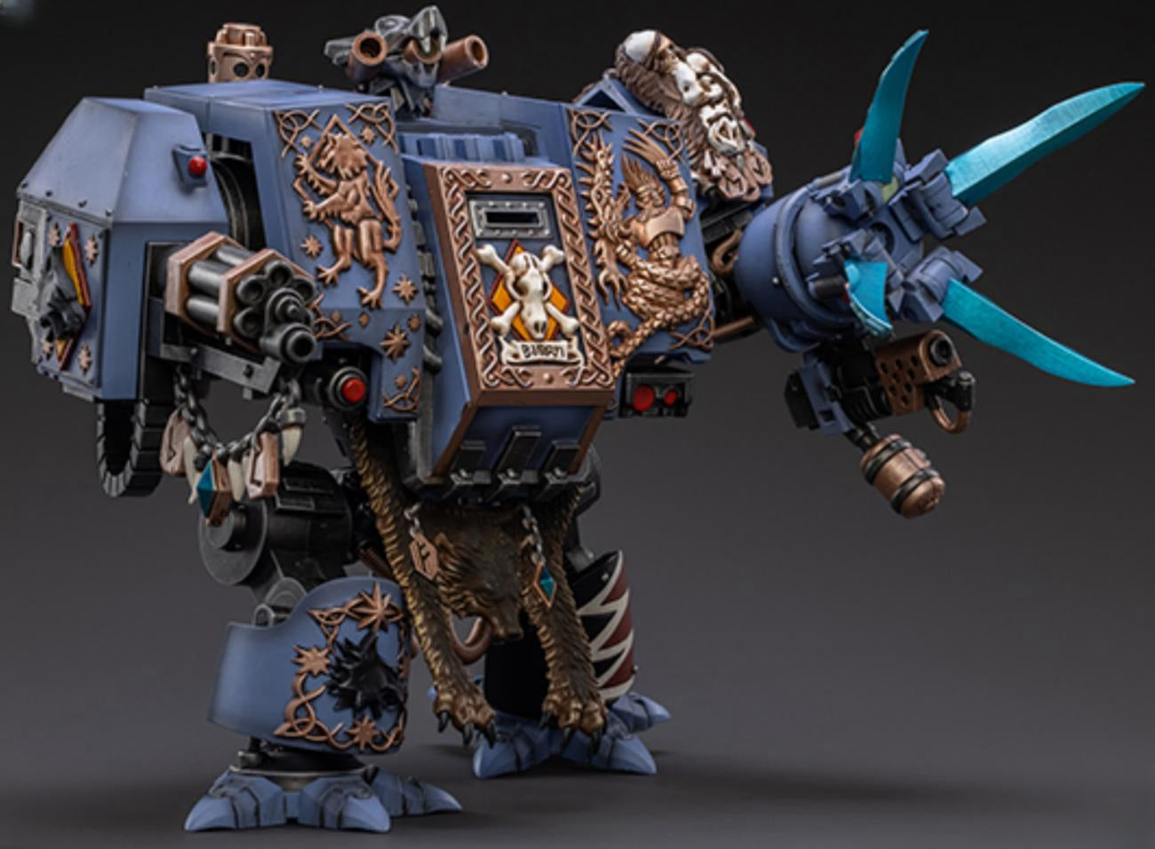 Figurine de collection JoyToy Warhammer 40K : Figurines articulées Space Wolves Bjorn The Fell-Handed