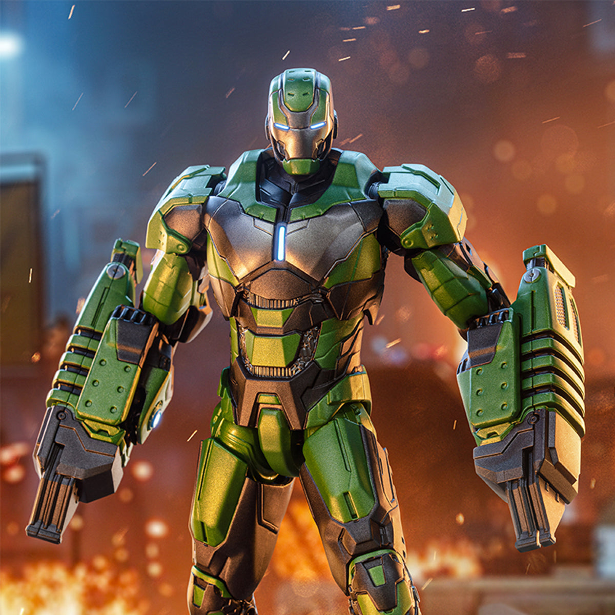 ZD Toys Iron Man Non-Light-Up Edition 1/10 Scale Action Figure