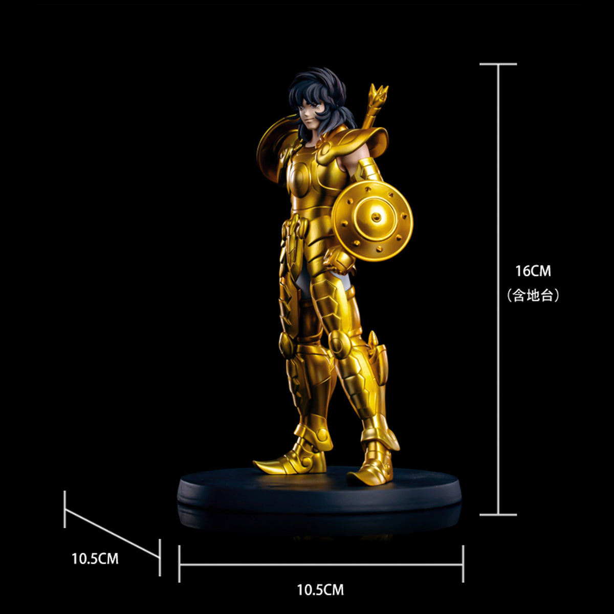 Zodiakos Studio, Saint Seiya SS-01 Libra Dohko/SS-02 Aries Mu/SS-03 Sagittarius Aiolos/SS-04 Virgo Shaka, Art Anime Statue