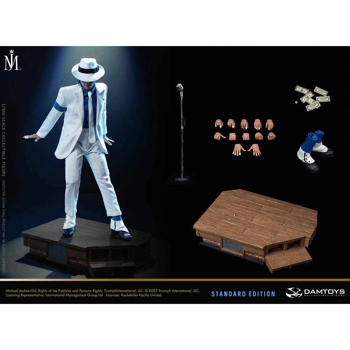 DAMTOYS NO.DMS048S Michael Jackson: Smooth Criminal - Tribute to the Classics 1/6 Scale Action Figure