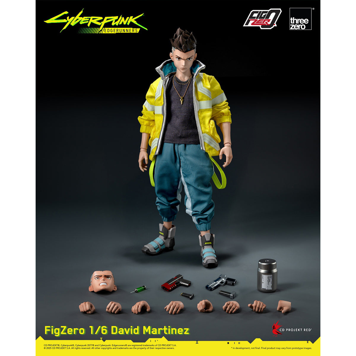 Threezero Cyberpunk: Edgerunners David Martinez 1/6 Scale Action Figure