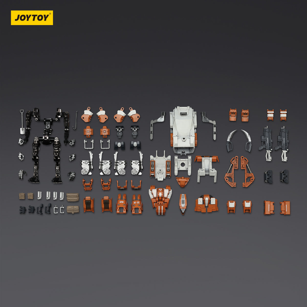 JOYTOY APOC Series Hummer Standard Combat Mech + Steel Ride Corps Engineer Chris 1/12 Scale Action Figure