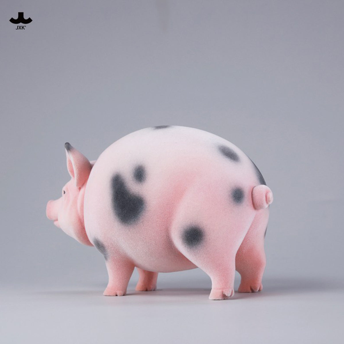 JXK Plump and Round Fat Pig (JXK343) Static Expertly Hand-Painted Lifelike Animal Figurine