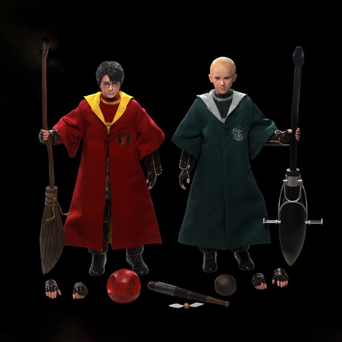 STAR ACE Toys Harry Potter 2nd: Harry & Draco Quiditchi Edition 2-Pcs Set Action Figure