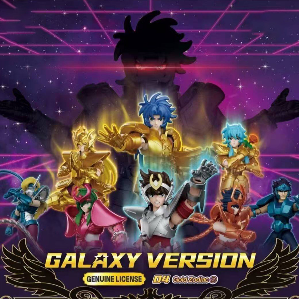 BLOKEES Saint Seiya Knights of the Zodiac Galaxy Version Vol.4 Twelve Gold Zodiac Blind Box