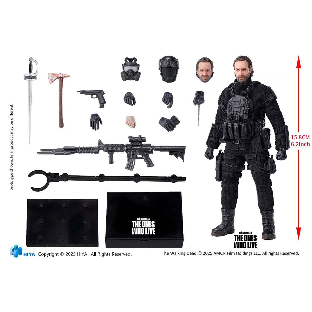 ¡HOLA! Exquisitas figuras de acción de Rick de The Walking Dead.